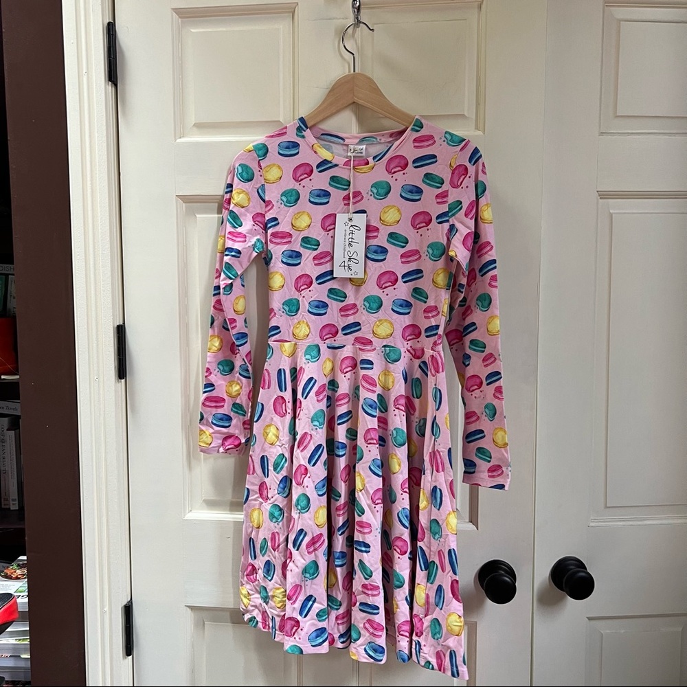 Little Skye Boutique Fit and Flare Macaron Dress 14y